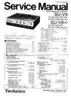 Technics - SUV-9 - Service manual 
